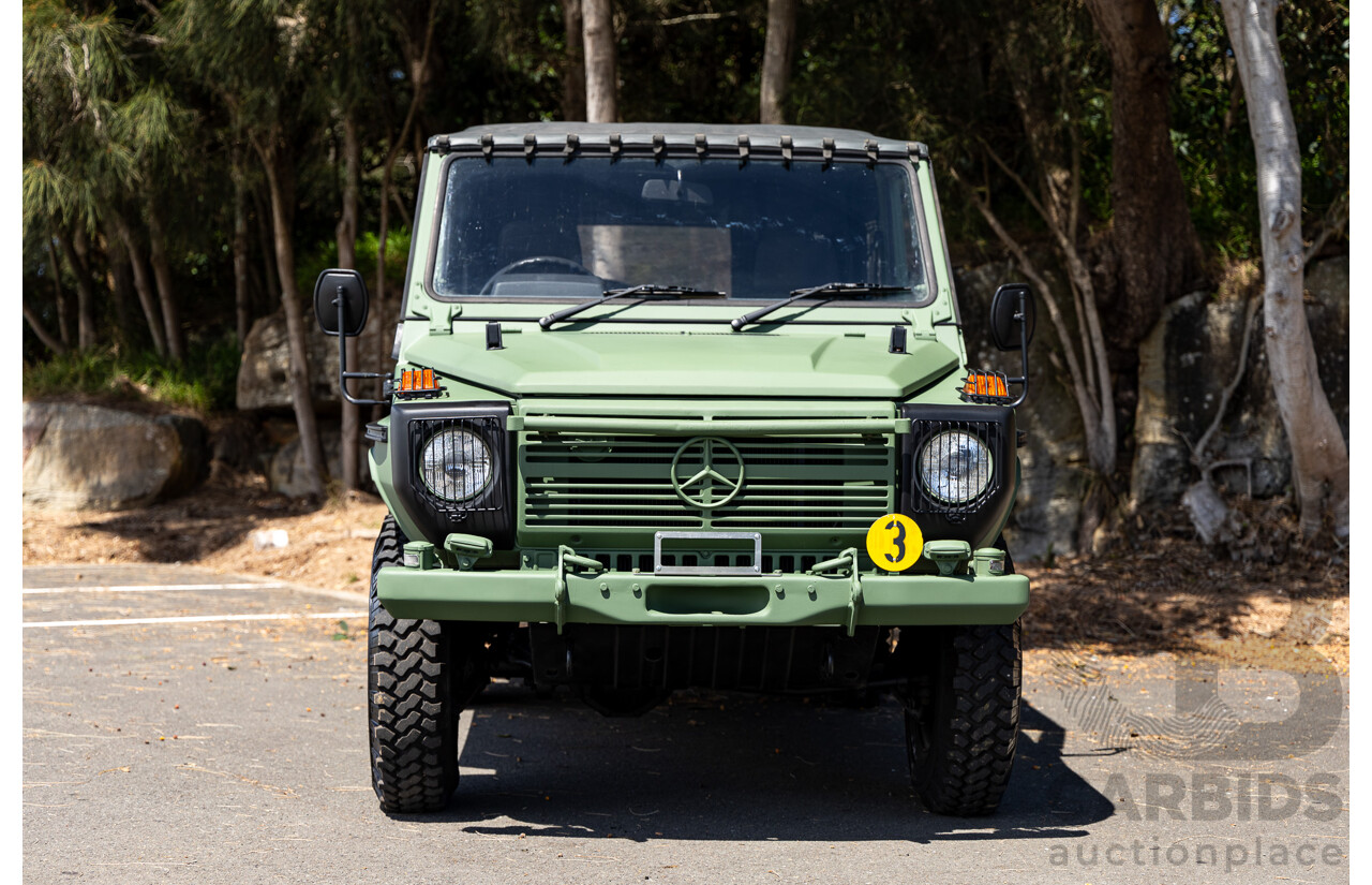 01/1990 Mercedes Benz 240GD Wolf (4x4) W461 3d SWB Open Body Olive Green Diesel 2.4L - Ex-Singapore Military