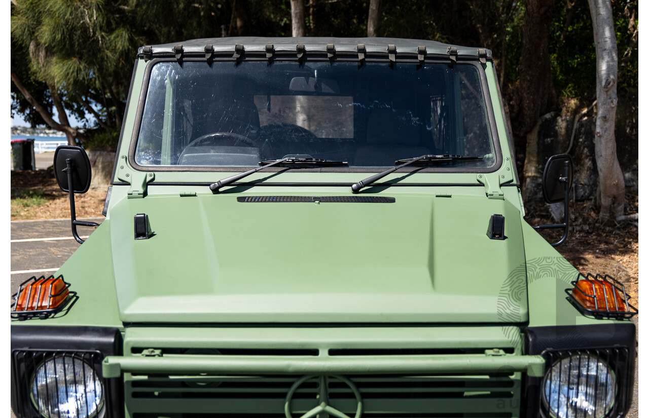 01/1990 Mercedes Benz 240GD Wolf (4x4) W461 3d SWB Open Body Olive Green Diesel 2.4L - Ex-Singapore Military