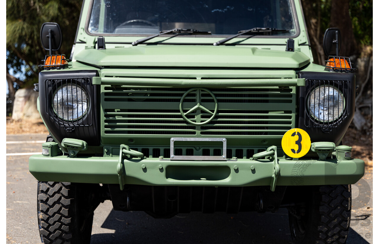 01/1990 Mercedes Benz 240GD Wolf (4x4) W461 3d SWB Open Body Olive Green Diesel 2.4L - Ex-Singapore Military