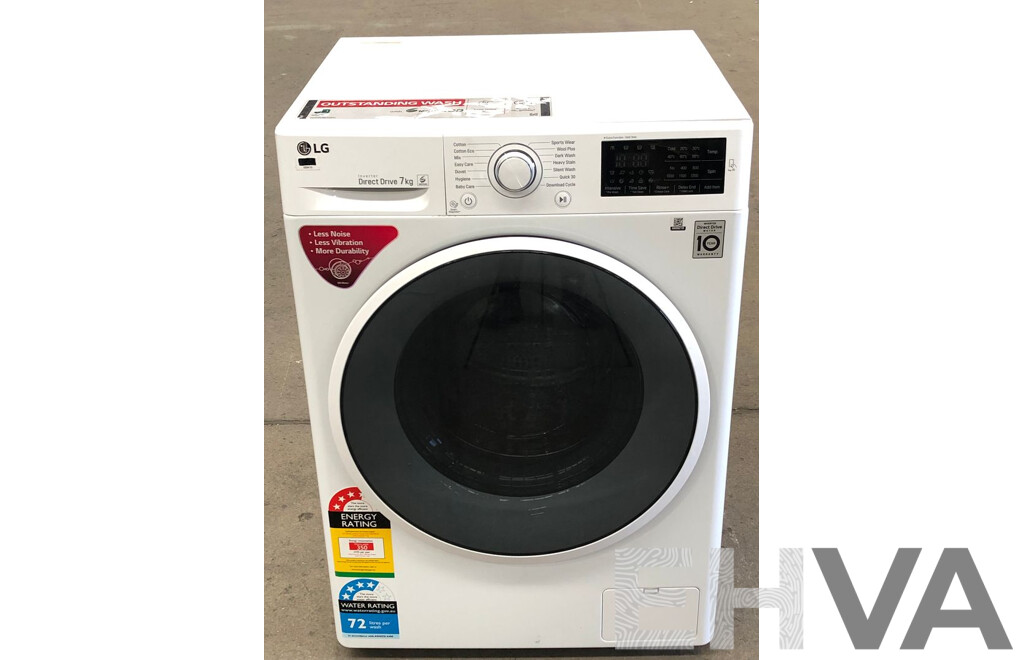 LG Direct Drive Inverter 7Kg Front Loader Washing Machine
