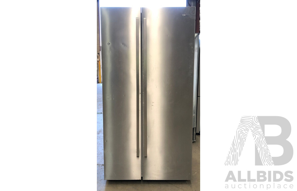 Westinghouse 620 Litre Stainless Steel Side by Side Fridge/Freezer