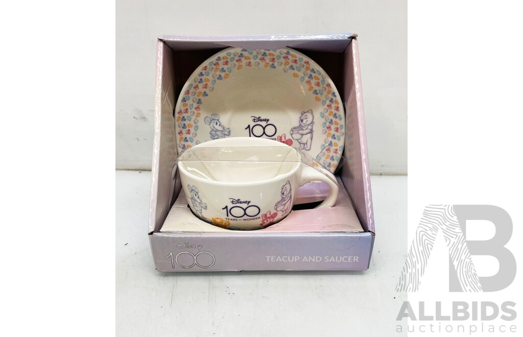 Disney 100th Anniversary Teacup and Saucer