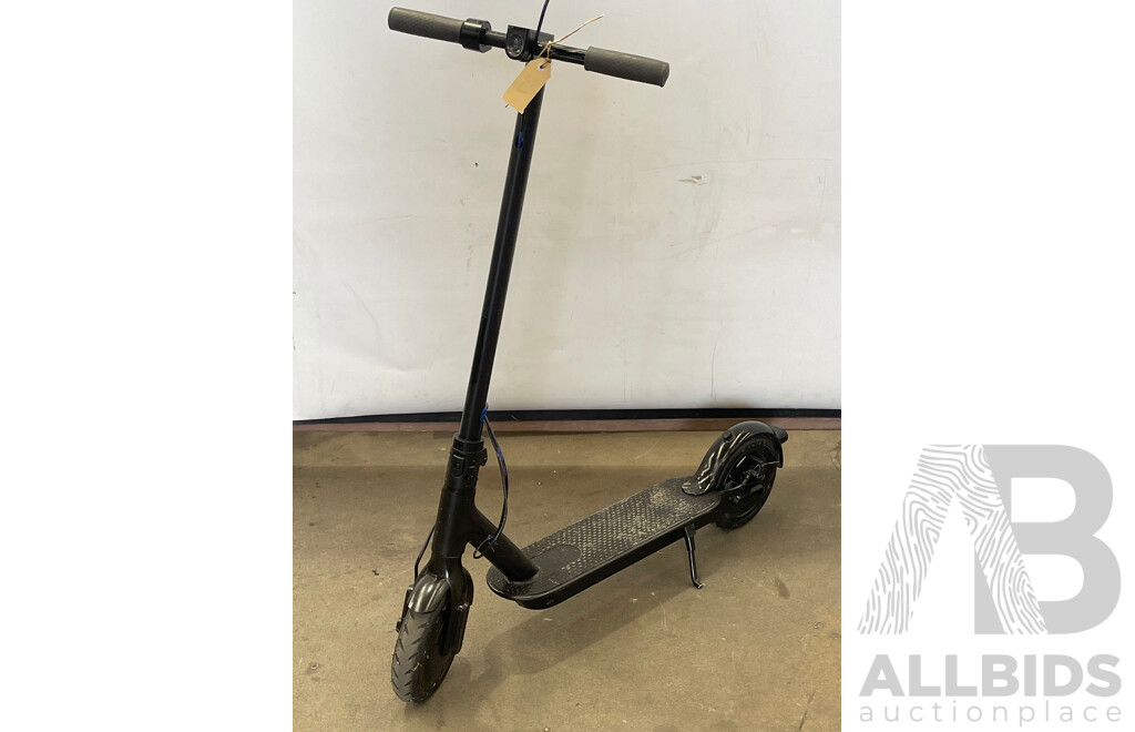 Black Electric Scooter