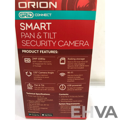 Orion Smart 1080p Smart Pan & Tilt Security Camera