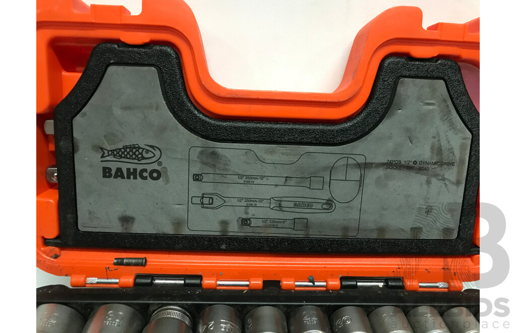 Bahco 24 Piece 1/2 Inch Drive Socket Set