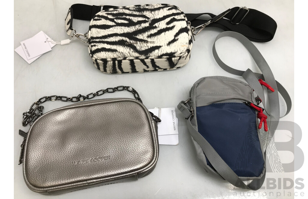 Wayne Cooper and Bauhaus Crossbody Bags - Lot of 3