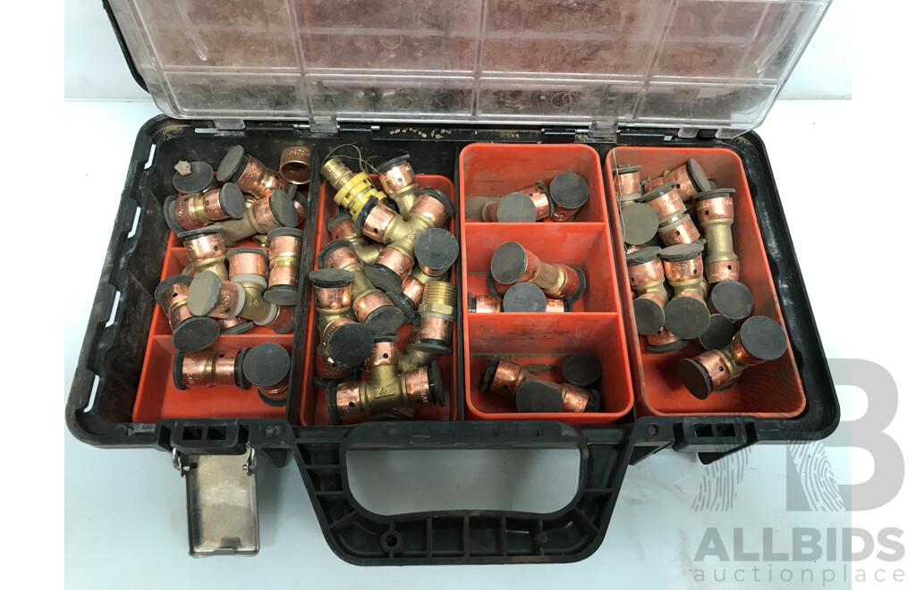 Assorted Copper Fittings with BigDog Toolbox