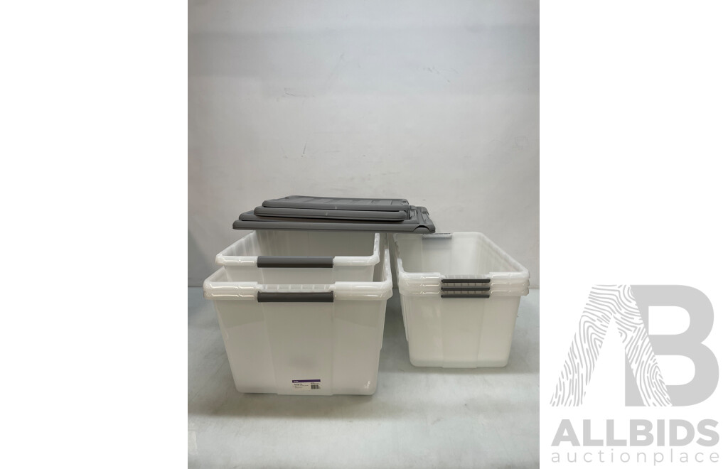 Assorted Plastic Storage Containers