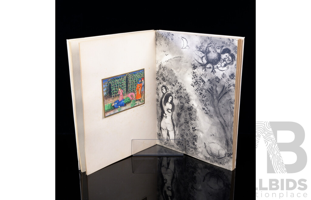 Contes De Boccace, J Prevert & F Calot, Illustrations Marc Chagall, Verve Revue Artistique Et Litteraire, Vol VI Number 24, Hardcover with Dust Jacket