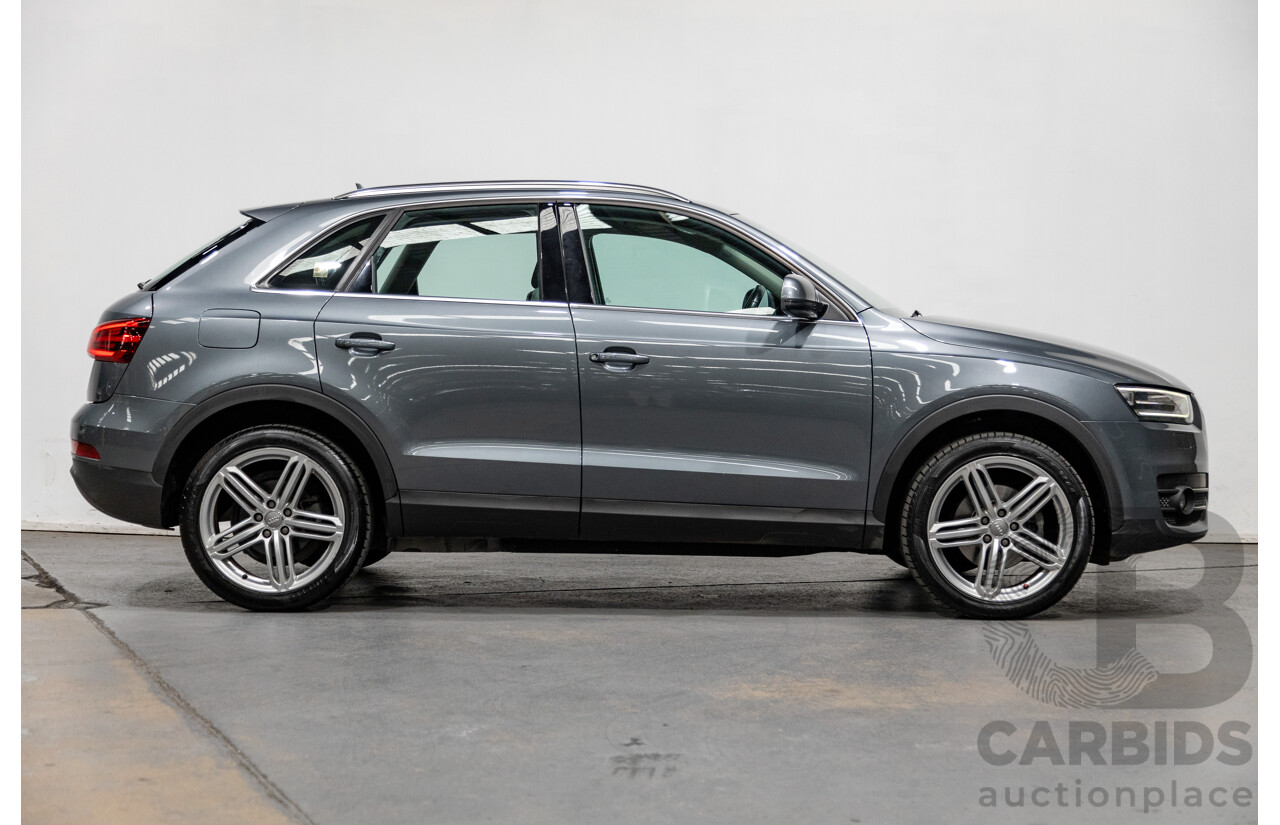 5/2012 Audi Q3 2.0 TDI Quattro (AWD) 8U 4d Wagon Monsoon Grey Metallic Turbo Diesel 2.0L