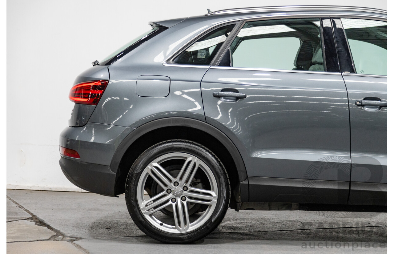 5/2012 Audi Q3 2.0 TDI Quattro (AWD) 8U 4d Wagon Monsoon Grey Metallic Turbo Diesel 2.0L