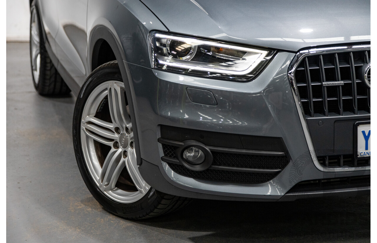 5/2012 Audi Q3 2.0 TDI Quattro (AWD) 8U 4d Wagon Monsoon Grey Metallic Turbo Diesel 2.0L