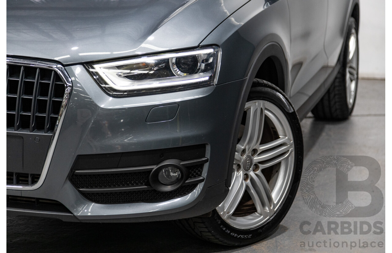 5/2012 Audi Q3 2.0 TDI Quattro (AWD) 8U 4d Wagon Monsoon Grey Metallic Turbo Diesel 2.0L