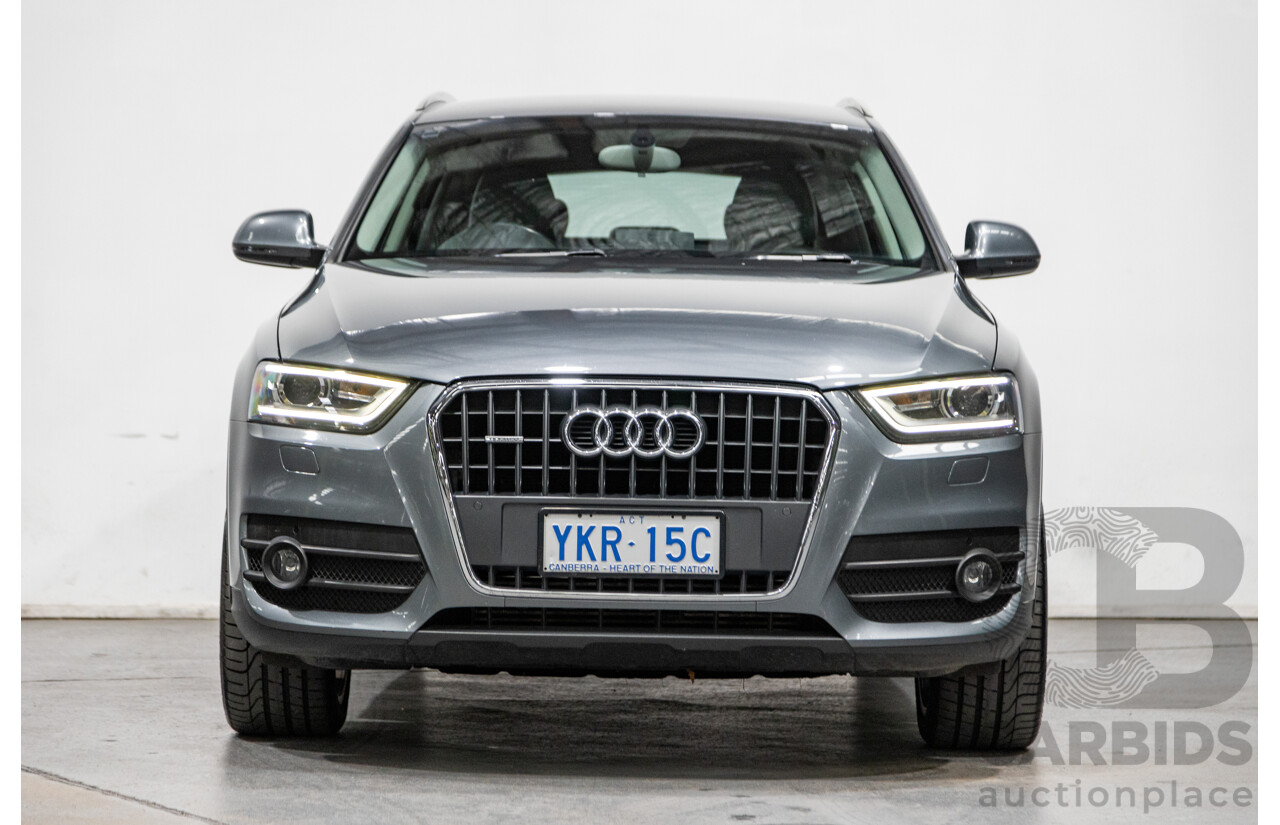 5/2012 Audi Q3 2.0 TDI Quattro (AWD) 8U 4d Wagon Monsoon Grey Metallic Turbo Diesel 2.0L