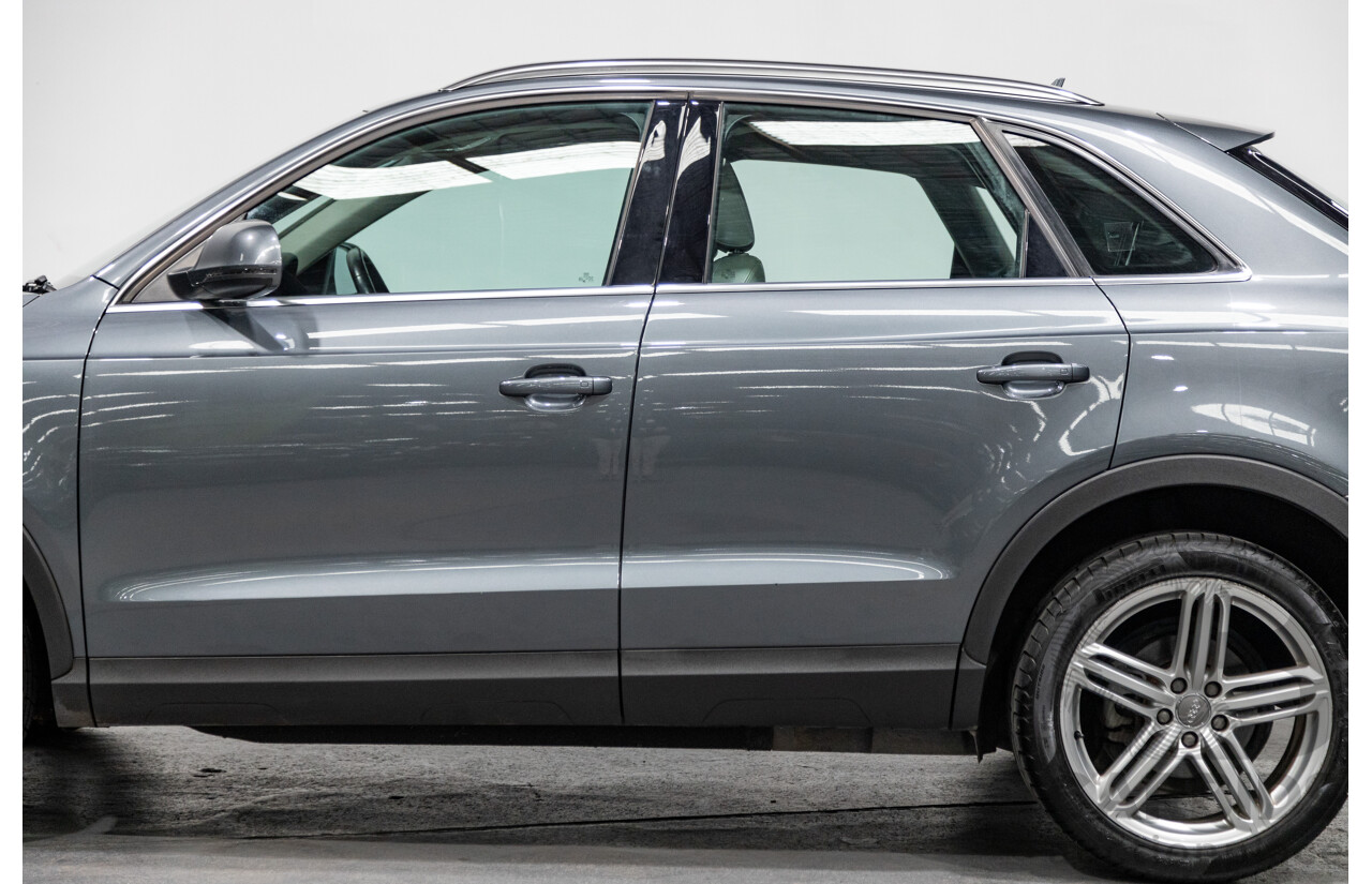 5/2012 Audi Q3 2.0 TDI Quattro (AWD) 8U 4d Wagon Monsoon Grey Metallic Turbo Diesel 2.0L