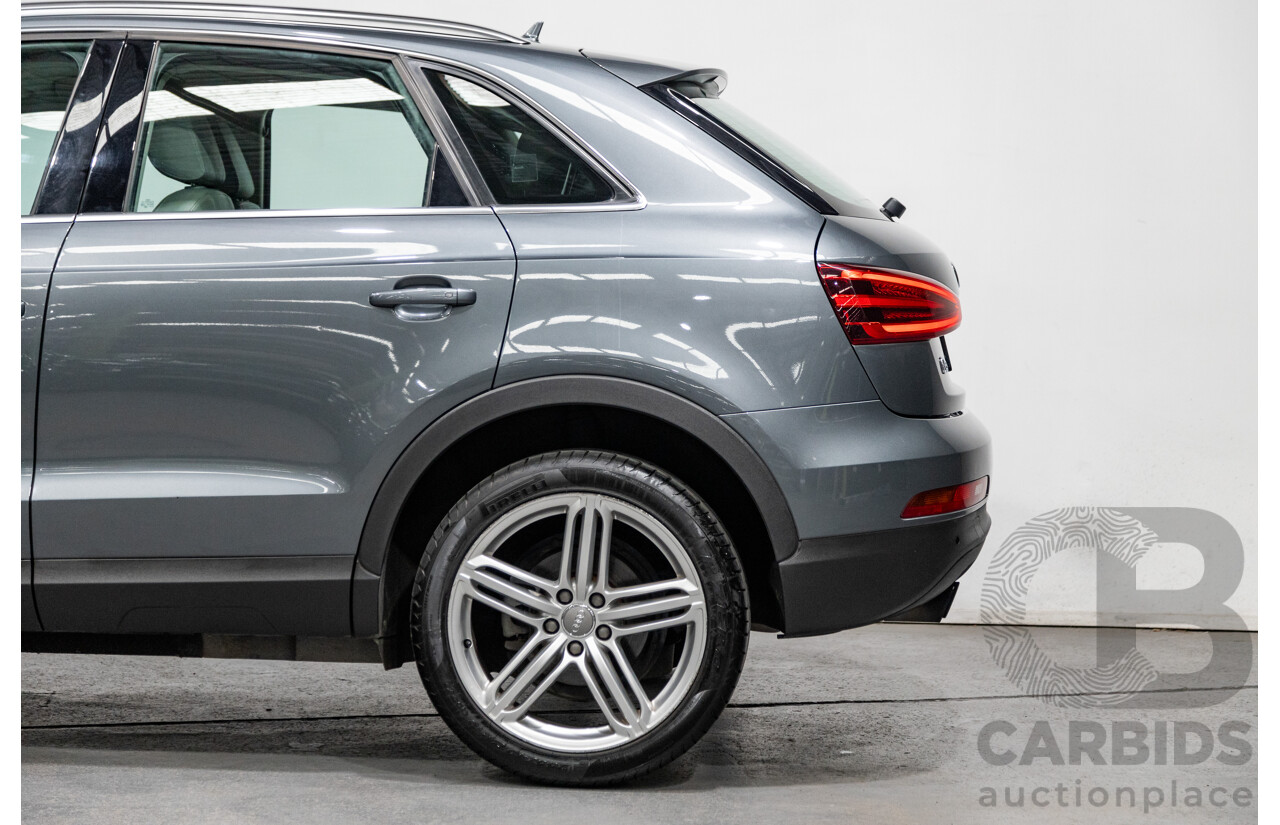 5/2012 Audi Q3 2.0 TDI Quattro (AWD) 8U 4d Wagon Monsoon Grey Metallic Turbo Diesel 2.0L