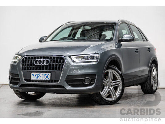 5/2012 Audi Q3 2.0 TDI Quattro (AWD) 8U 4d Wagon Monsoon Grey Metallic Turbo Diesel 2.0L