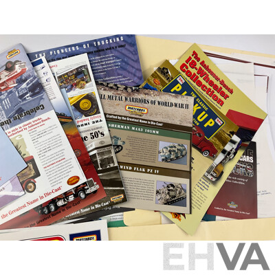 Collection of Vintage Matchbox Catalogues, Brochures and Bulletins