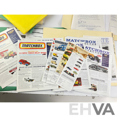 Collection of Vintage Matchbox Catalogues, Brochures and Bulletins