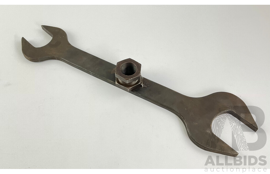 Large State Rail Authority Bespoke Brake Hose Spanner Reportedly From Locomotive 44229