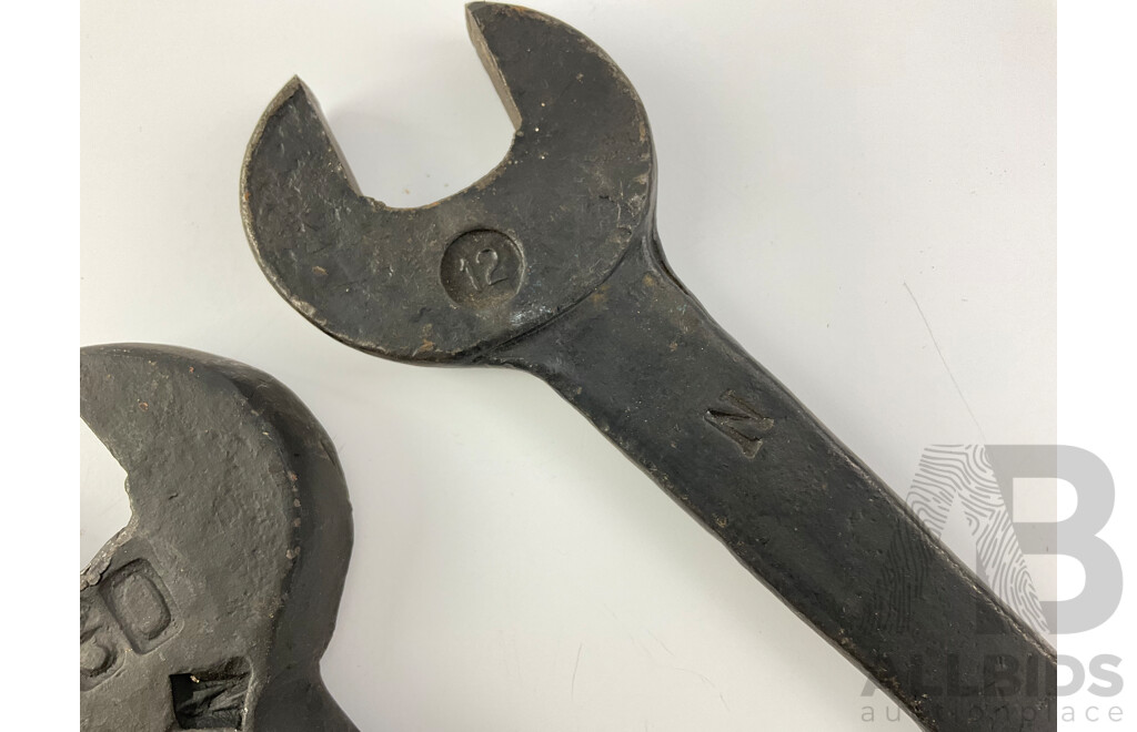 Two Vintage New South Wales Transport Department Spanners