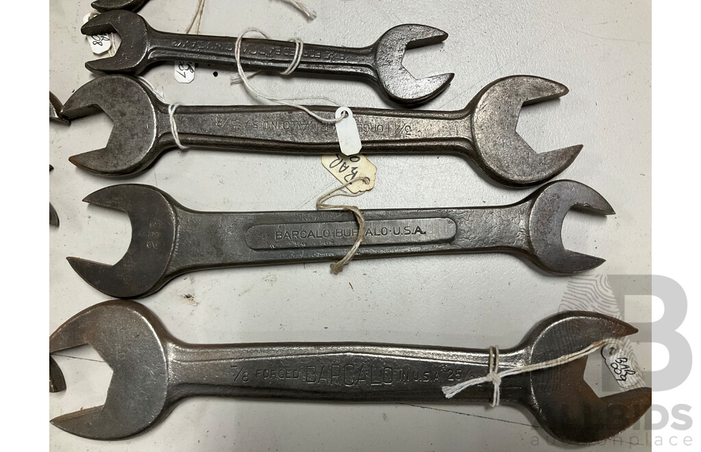Vintage Dreadnaught and Barcalo Imperial Open End Spanners, Made in USA and Canada