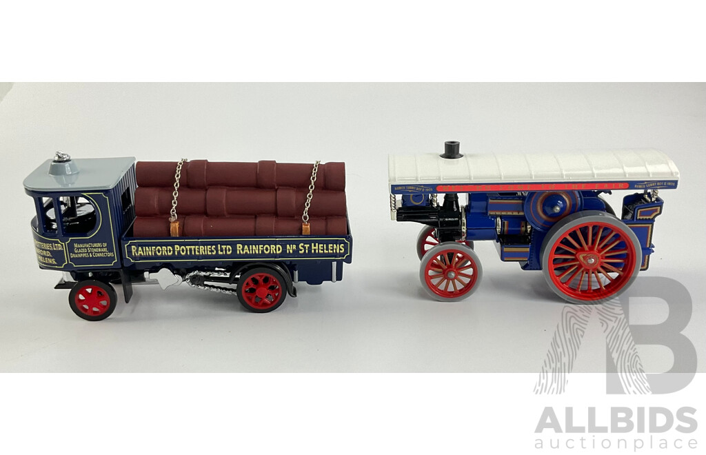 Matchbox Diecast Models of Yesteryear 1929 Garrett Steam Wagon and Showman's Engine