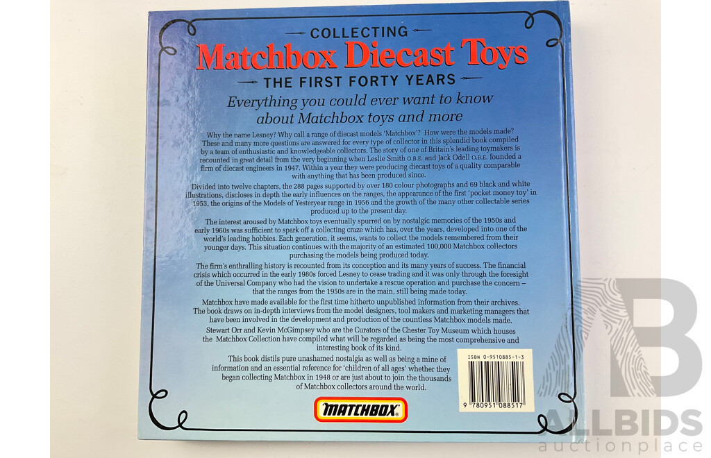 Collecting Matchbox Diecast Toys - 'The First Forty Years' Kevin McGimpsey & Stewart Orr