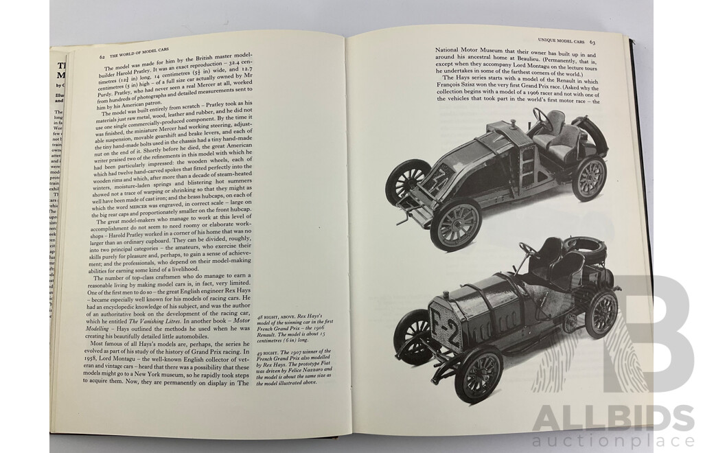 'The World of Model Cars' Guy R. Williams and 'A Guide to Metal Cars' Constance King