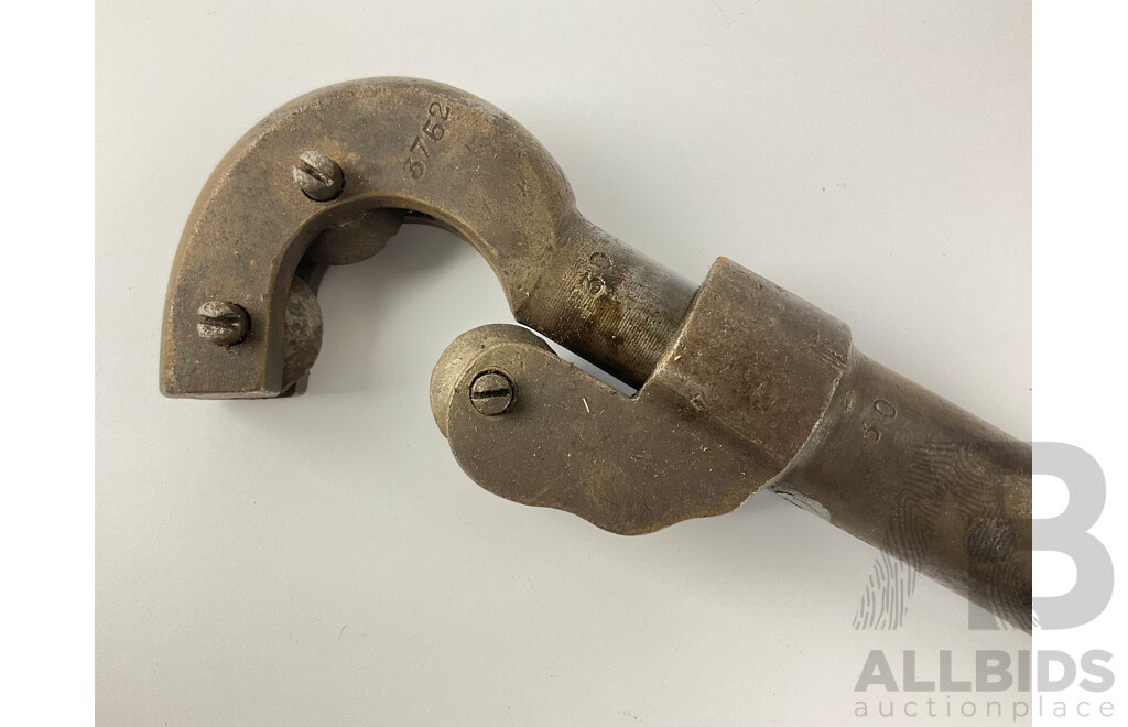 Vintage Adjustable Pipe Cutter