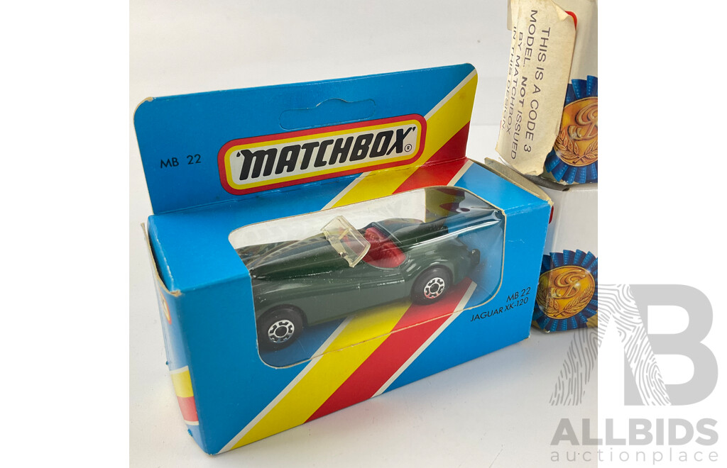 1980's Diecast Matchbox Vehicles Including Gold Series