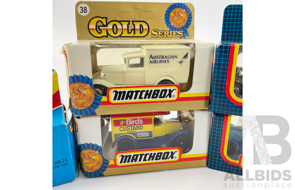 1980's Diecast Matchbox Vehicles Including Gold Series