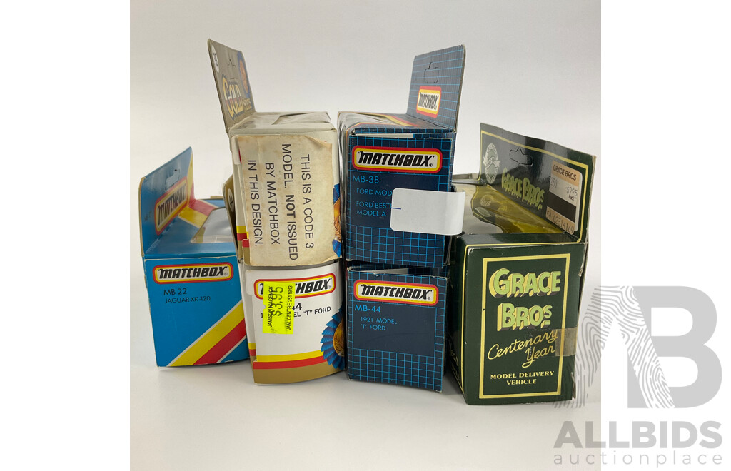 1980's Diecast Matchbox Vehicles Including Gold Series