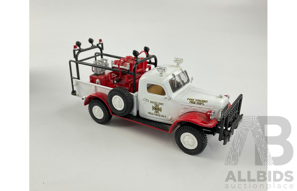 Matchbox Diecast Models of Yesteryear Fire Engine Series 1946 Dodge Power Wagon Field Truck (YYM37636)