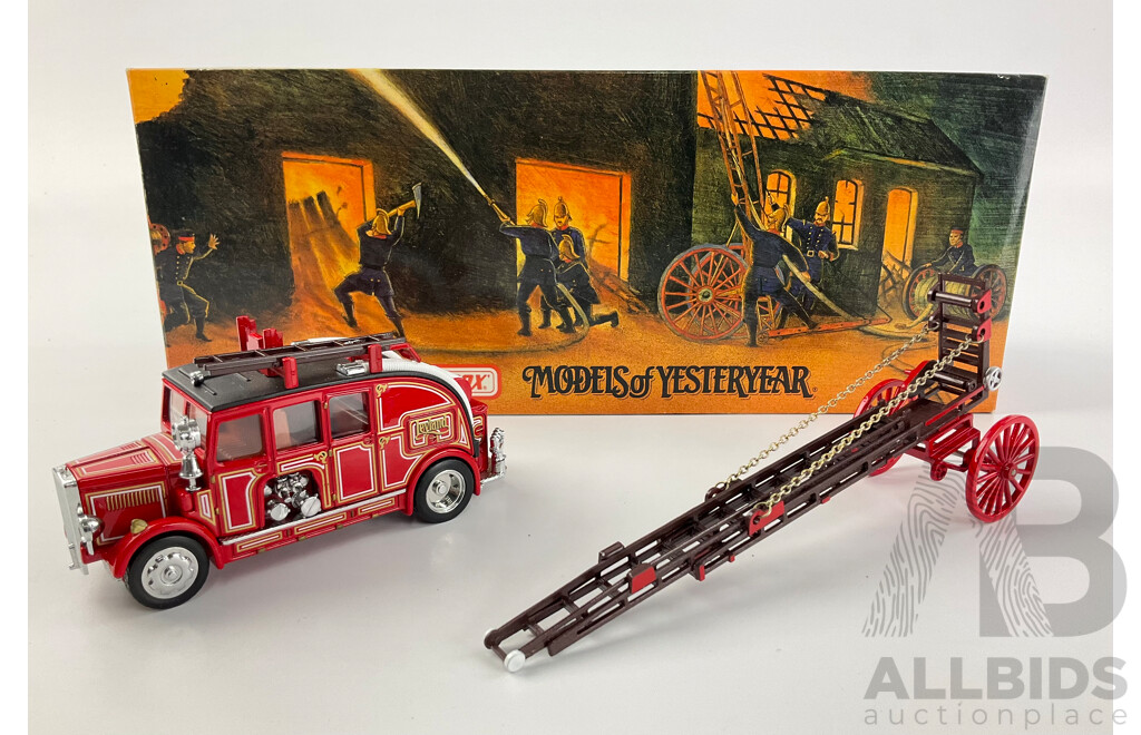 Matchbox Diecast Models of Yesteryear Fire Engine Series 1936 Leyland Cub FK-7  (YFE08)