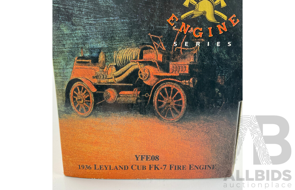 Matchbox Diecast Models of Yesteryear Fire Engine Series 1936 Leyland Cub FK-7  (YFE08)