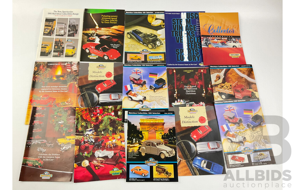 Collection of Matchbox 1990's Collectors Catalogues