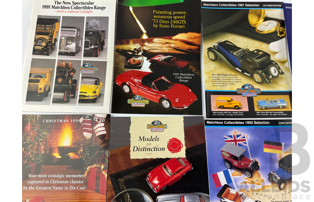 Collection of Matchbox 1990's Collectors Catalogues