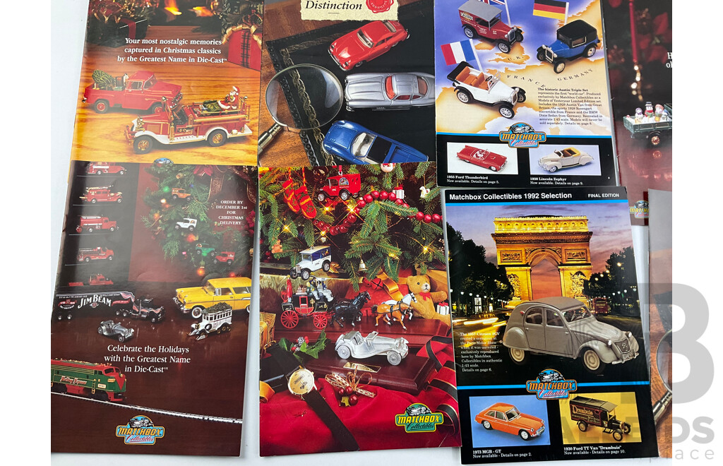 Collection of Matchbox 1990's Collectors Catalogues