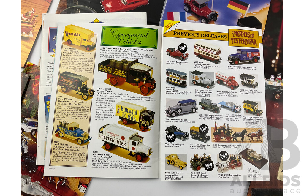 Collection of Matchbox 1990's Collectors Catalogues