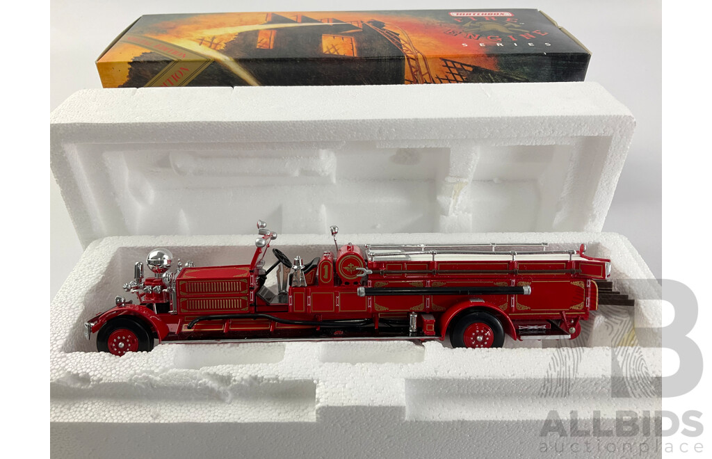 Matchbox Models of Yesteryear Fire Engine Series 1930 Aherns-Fox (YSFE01)