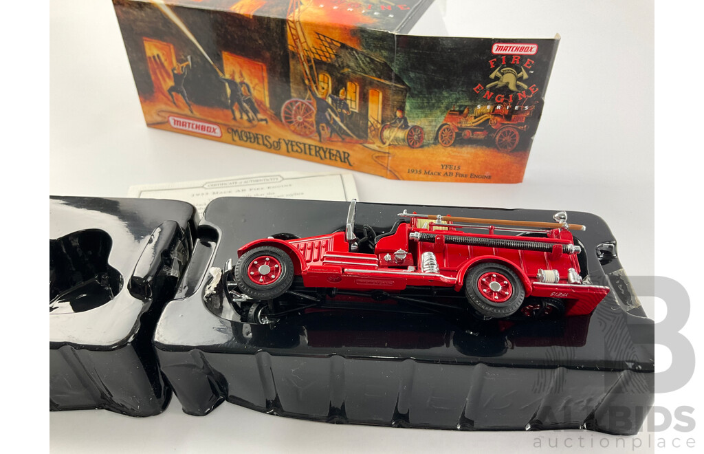 Matchbox Models of Yesteryear Fire Engine Series 1935 Mack AB (YFE15)