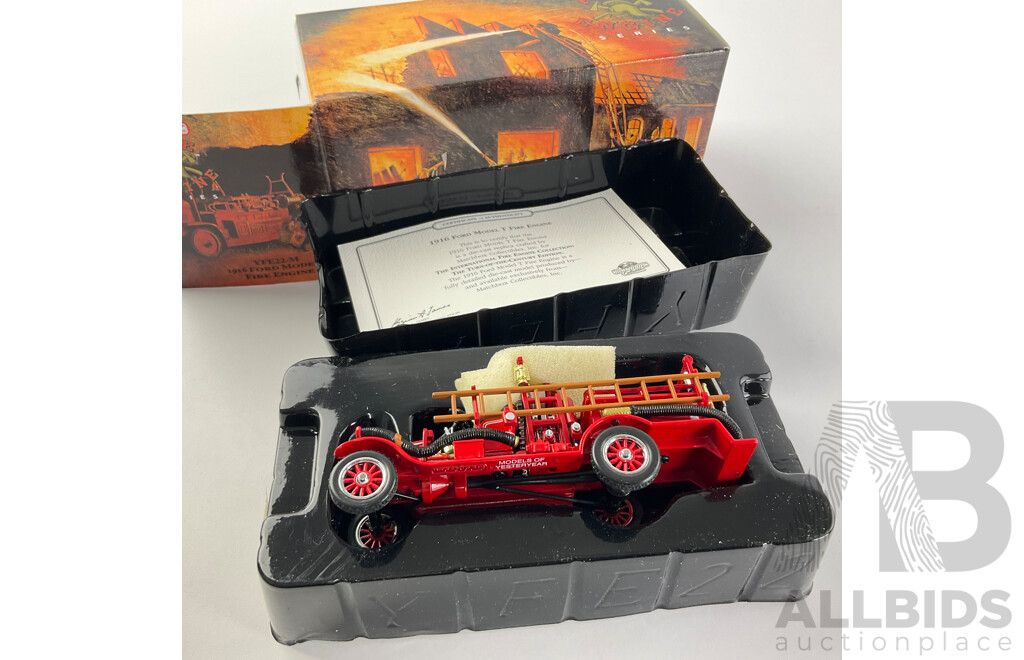 Matchbox Models of Yesteryear Fire Engine Series 1916 Ford Model T (YFE22-M)