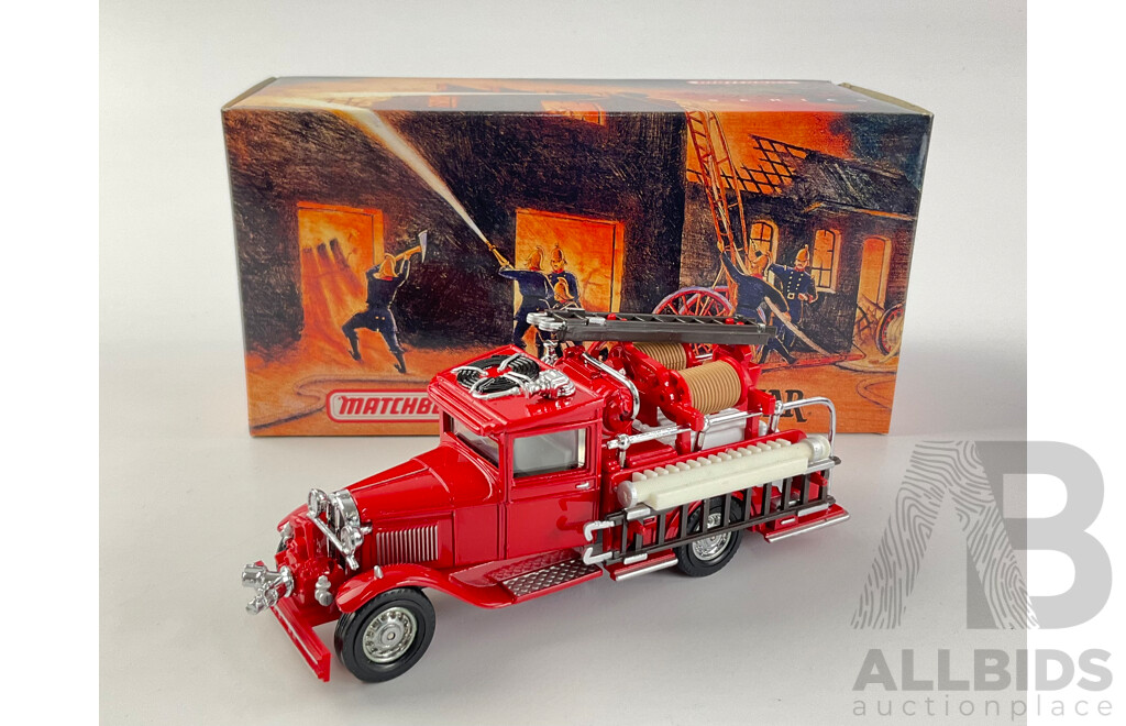 Matchbox Models of Yesteryear Fire Engine Series 1932 Ford AA (YFE06)