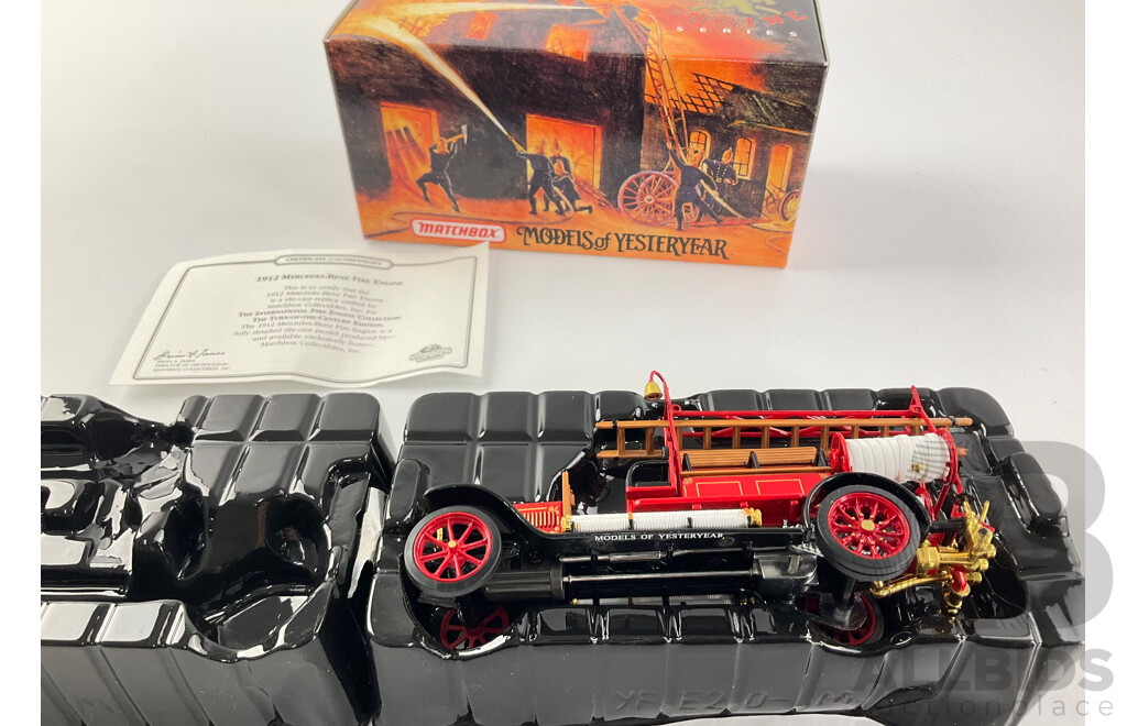 Matchbox Models of Yesteryear Fire Engine Series 1912 Mercedes-Benz (YFE20-M)