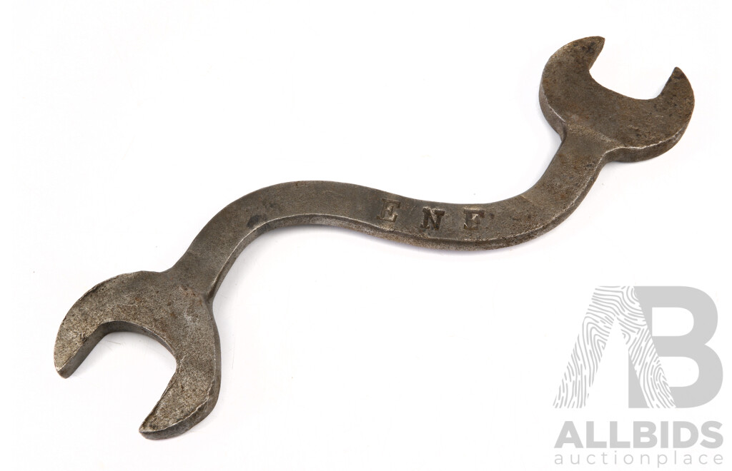 Vintage New South Wales Railways 'S' Spanner with ENF Stamping