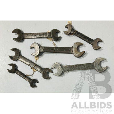 Vintage Hybar Forged Spanners Offset Metric/Imperial, Made in USA