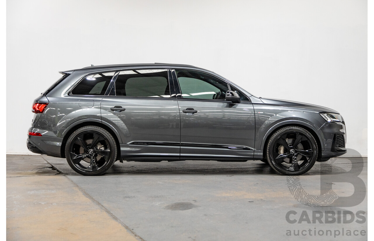 08/2021 Audi Q7 50 TDI S-Line Quattro (AWD) 4M MY21 4d Wagon Daytona Grey Pearl Turbo Diesel V6 3.0L - 48V Mild Hybrid