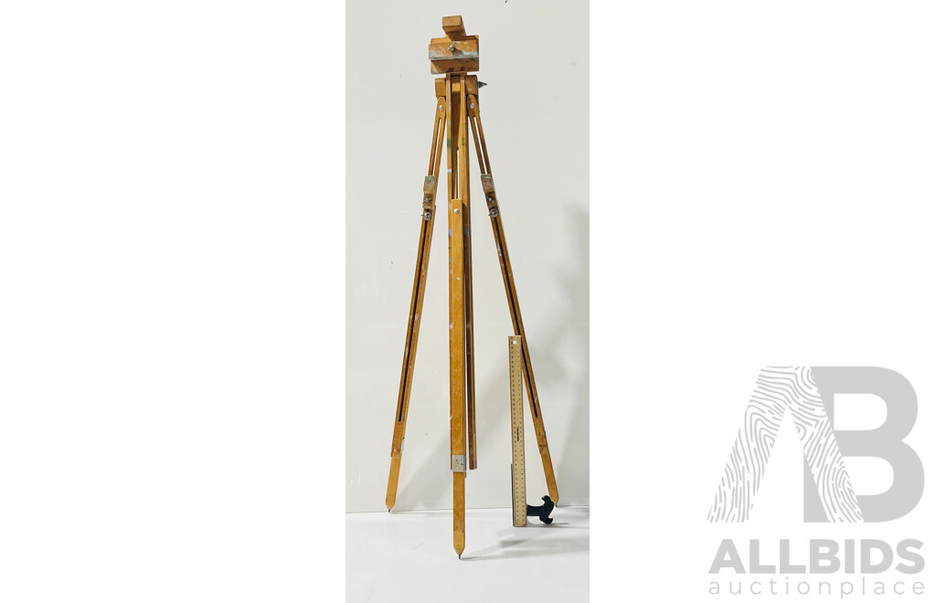 Wooden Adjustable Painting Easel