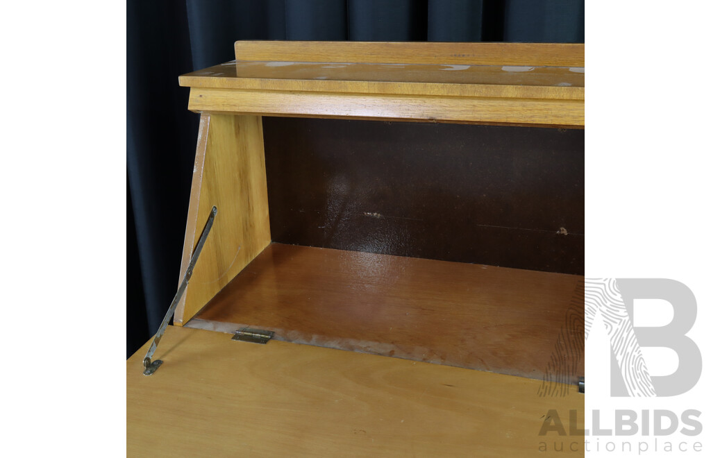 Veneered Drop Front Bureau